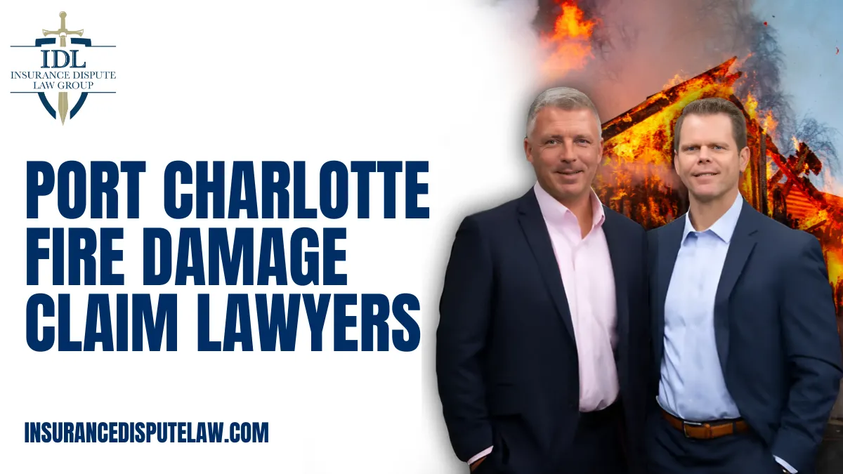 When disaster strikes your home or business due to fire, the aftermath can be overwhelming. Navigating the insurance claims process can add unnecessary stress—especially when insurers delay, underpay, or deny your claim altogether. At Insurance Dispute Law Group, an experienced Port Charlotte fire damage claim lawyer stands ready to protect your rights and pursue the full compensation you are owed.