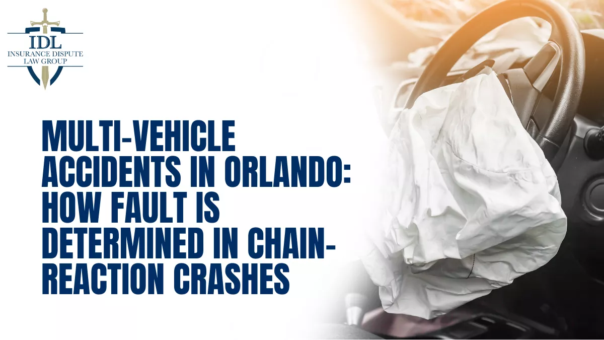 Multi-vehicle accidents — often called chain-reaction crashes or pileups — are some of the most complex and dangerous car accidents in Orlando. With congested highways like I-4, SR 408, and Florida’s Turnpike, one sudden stop or reckless maneuver can trigger a crash involving three, four, or even a dozen vehicles.
