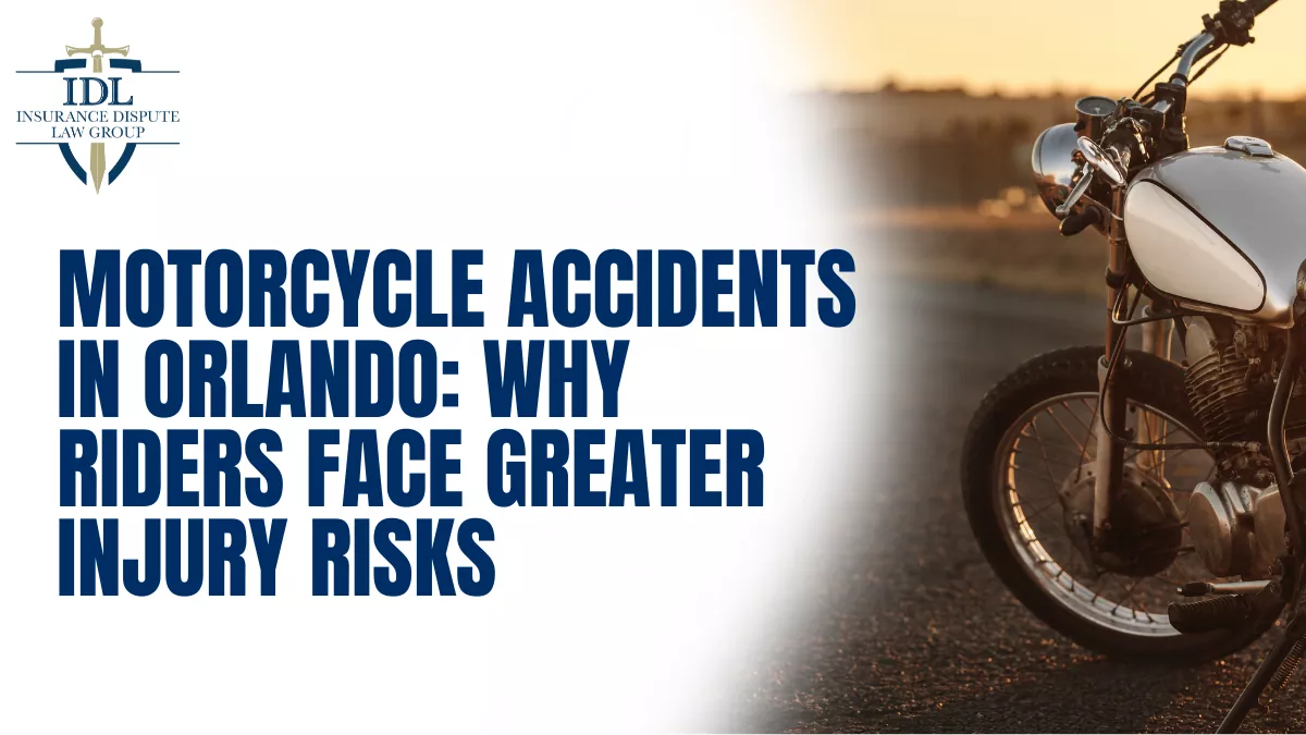 Motorcycle accidents in Orlando often result in some of the most severe injuries seen in traffic crashes. While motorcycles offer freedom, efficiency, and convenience on Florida roads, riders have very little physical protection compared to occupants of passenger vehicles. When a crash occurs, motorcyclists are far more likely to suffer catastrophic injuries or fatalities.