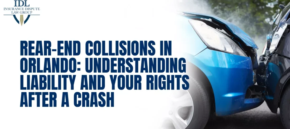 Rear-end collisions are one of the most common types of car accidents in Orlando and throughout Central Florida. These crashes occur when one vehicle strikes the back of another, often at intersections, in heavy traffic, or during sudden stops. While some rear-end accidents may seem minor, many result in serious injuries, costly vehicle damage, and long-term medical complications.