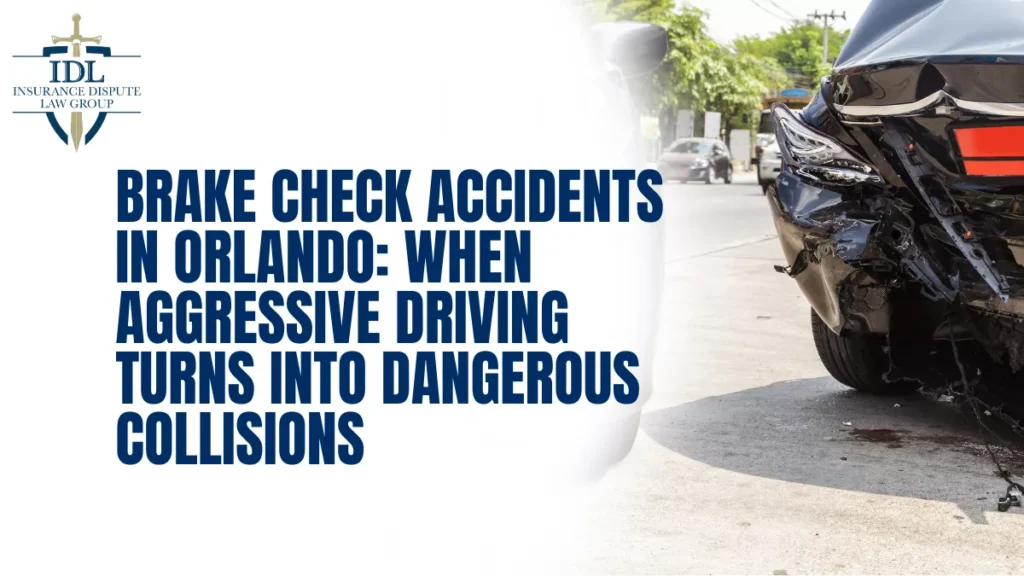 Brake checking is a dangerous and aggressive driving behavior that can quickly lead to serious car accidents on Orlando roads. This reckless action occurs when a driver intentionally slams on their brakes to intimidate or “punish” the driver behind them — often escalating road rage situations into violent crashes.