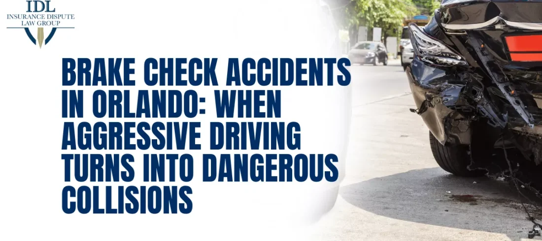 Brake checking is a dangerous and aggressive driving behavior that can quickly lead to serious car accidents on Orlando roads. This reckless action occurs when a driver intentionally slams on their brakes to intimidate or “punish” the driver behind them — often escalating road rage situations into violent crashes.