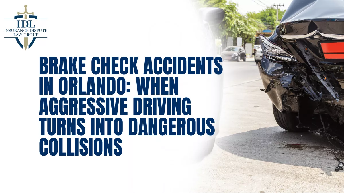 Brake checking is a dangerous and aggressive driving behavior that can quickly lead to serious car accidents on Orlando roads. This reckless action occurs when a driver intentionally slams on their brakes to intimidate or “punish” the driver behind them — often escalating road rage situations into violent crashes.