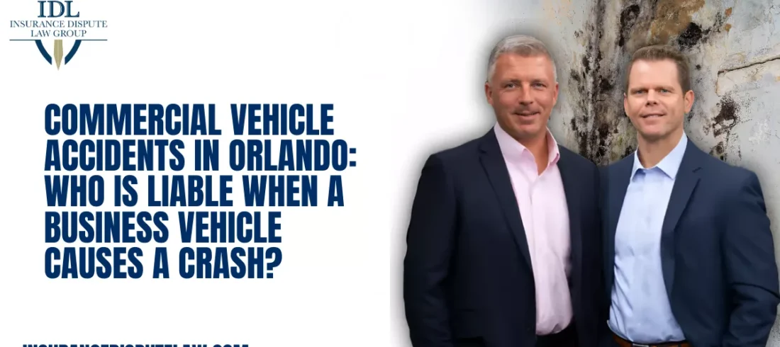 Commercial vehicles are a common sight on Orlando roads. From delivery vans and utility trucks to company cars and service vehicles, businesses rely heavily on transportation to operate. Unfortunately, when a commercial vehicle is involved in an accident, the consequences can be severe — and the legal issues are often far more complex than a typical car crash.