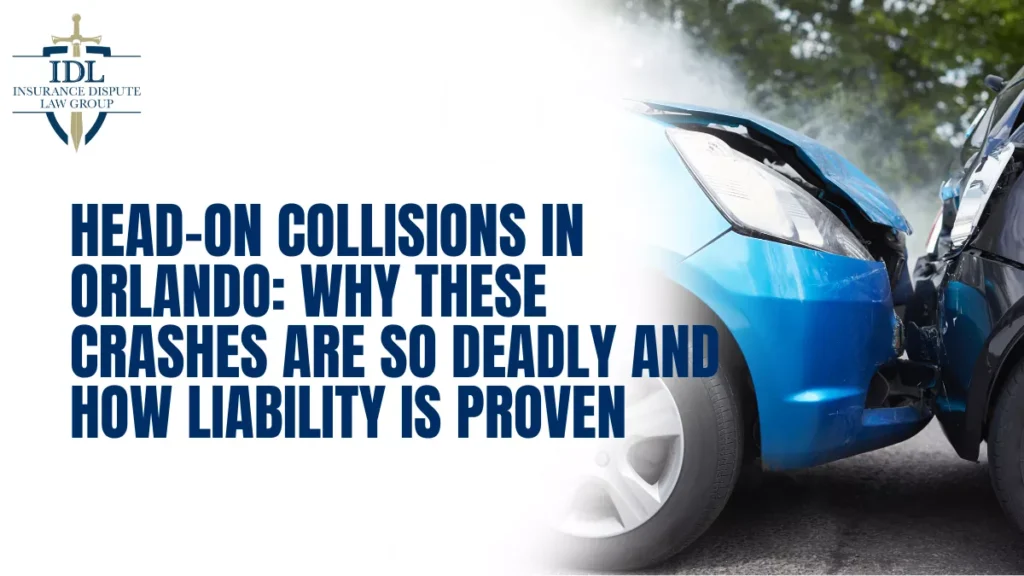 Head-on collisions are among the most devastating types of car accidents in Orlando and across Central Florida. When two vehicles traveling in opposite directions collide front-to-front, the force of impact is often catastrophic. These crashes frequently result in severe injuries or fatalities, leaving victims and families facing overwhelming physical, emotional, and financial consequences.